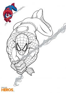 Coloriage Spiderman à Colorier Coloriages Spiderman à Imprimer Sur Le Blog De Tlh
