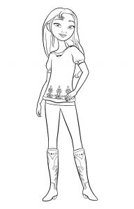 Coloriage Spirit Et Lucky Kids N Fun