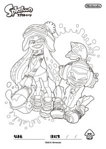 Coloriage Splatoon 2 à Imprimer Épinglé Par Lmi Kids Sur Splatoon Pinterest