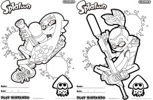 Coloriage Splatoon 2 à Imprimer Splatoon Printable Coloring Pages Play Nintendo