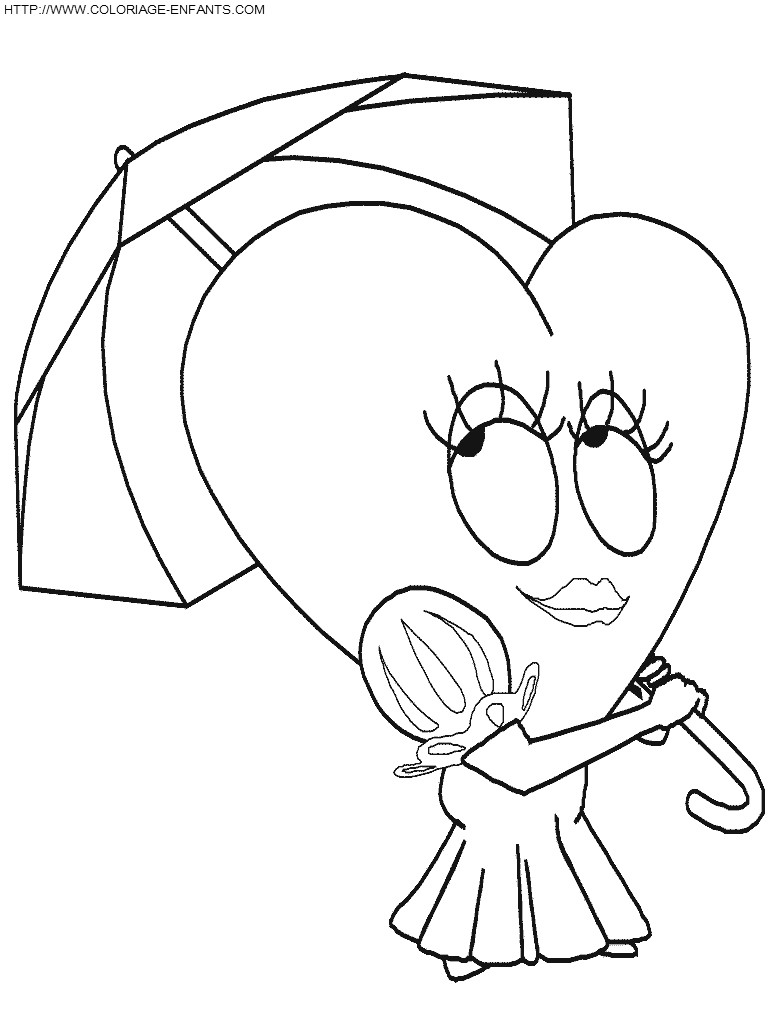 Coloriage St Valentin Gratuit 15 Coloriage Saint Valentin En Ligne Gratuit