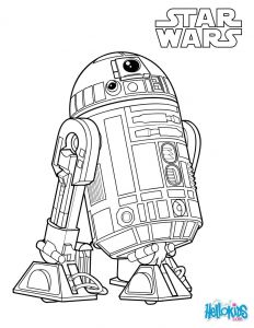 Coloriage Star Wars Droide Coloriages R2 D2 Le Droïde De Luke Skywalker Fr