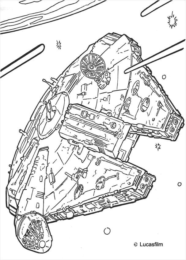 Coloriage Star Wars Faucon Millenium 301 Moved Permanently