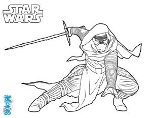 Coloriage Star Wars Kilo Ren Color Online