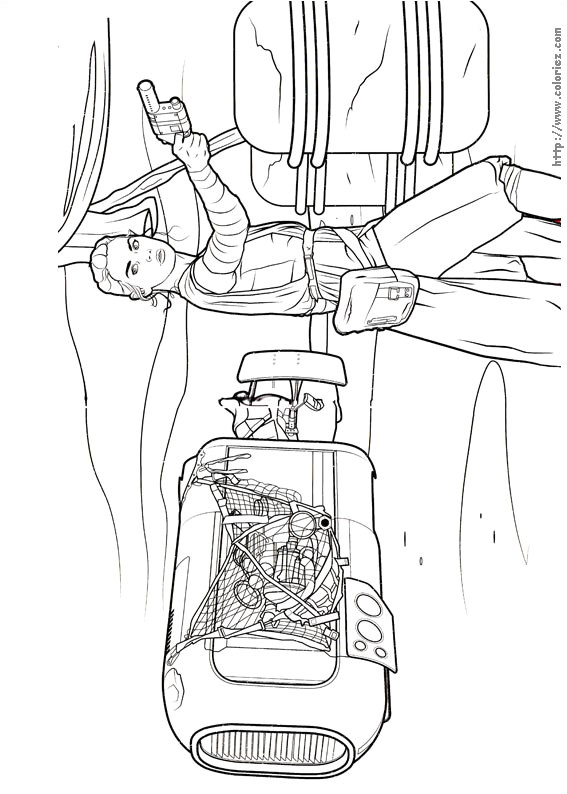 Coloriage Star Wars Rey Coloriage Rey