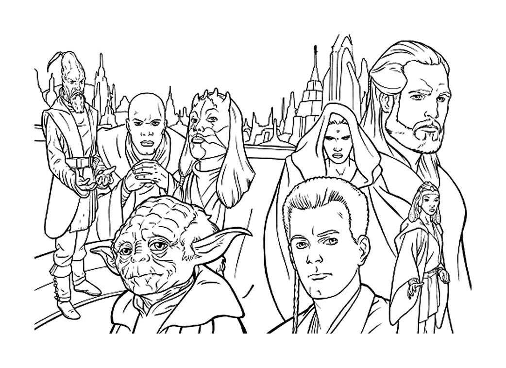 Coloriage Stars Wars A Imprimer Coloriage Star Wars Clone Wars