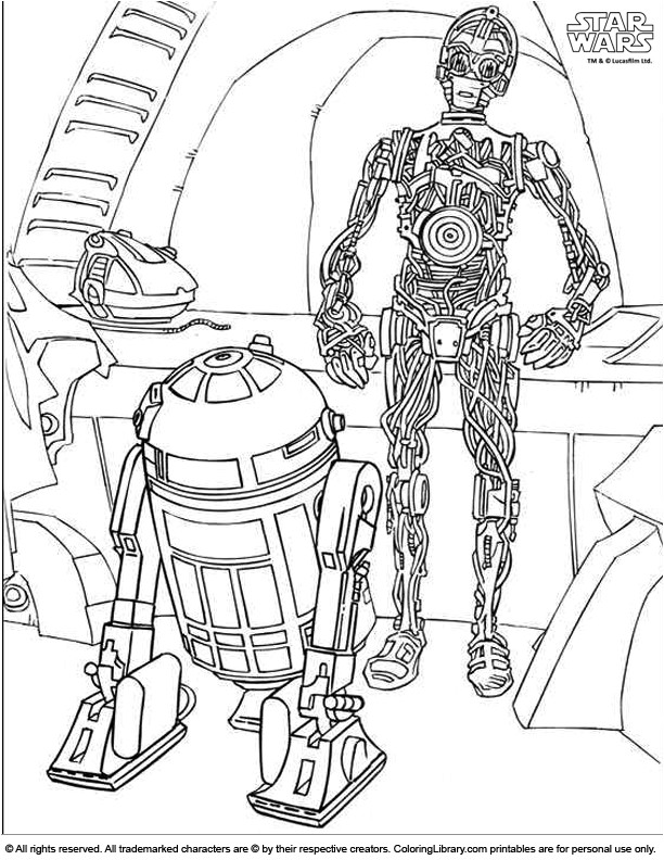 Coloriage Stars Wars A Imprimer Dessin à Colorier Star Wars S 87 Coloriages à