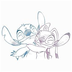 Coloriage Stitch Et Angel 14 Lunatique Coloriage Stitch Et Angel Stock