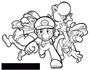 Coloriage Super Mario 64 Coloriage Super Mario Coloriages Pour Enfants
