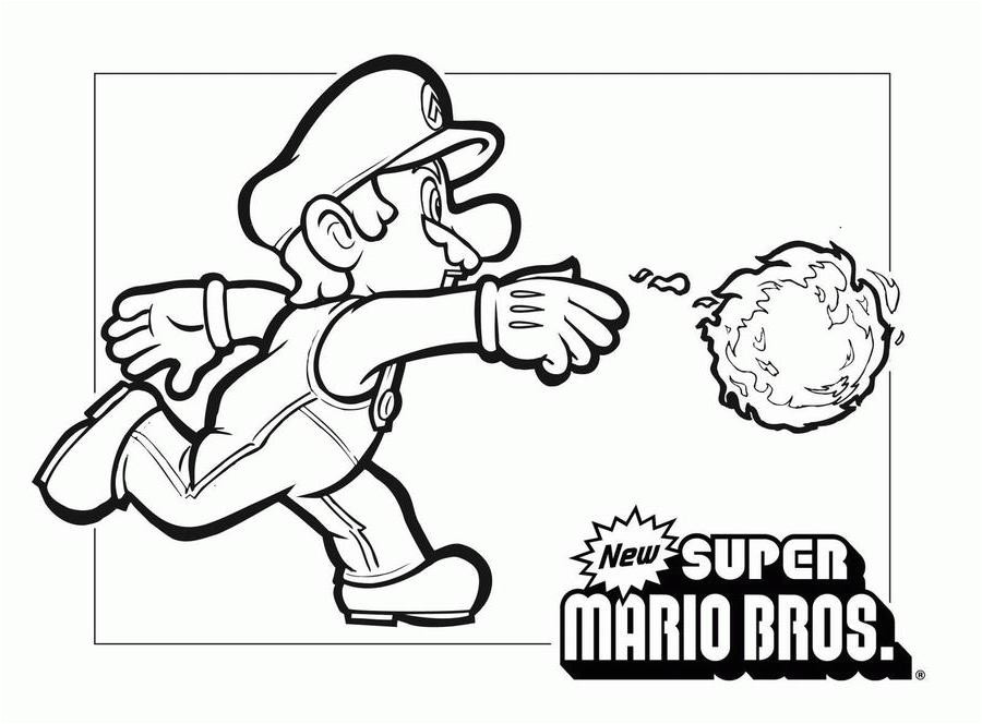 Coloriage Super Mario Bros A Imprimer Coloriage A Imprimer Super Mario Bros Gratuit Et Colorier