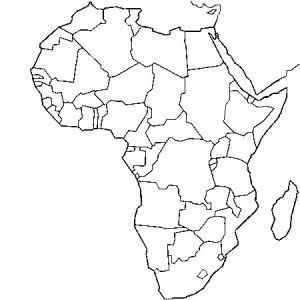 Coloriage Sur L Afrique Carte Afrique A Imprimer Recherche Google