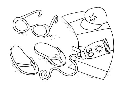 Coloriage Sur L été Coloriages Coloriages Pour L été