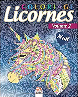 Coloriage Sur La Musique Coloriage Licornes 2 Nuit Livre De Coloriage Pour Adultes