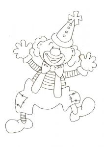 Coloriage Sur Le Carnaval Clown 3 Carnaval Creche