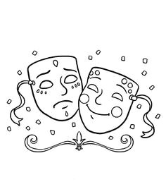 Coloriage Sur Le Carnaval Les 36 Meilleures Images De Dessins Carnaval Colorier