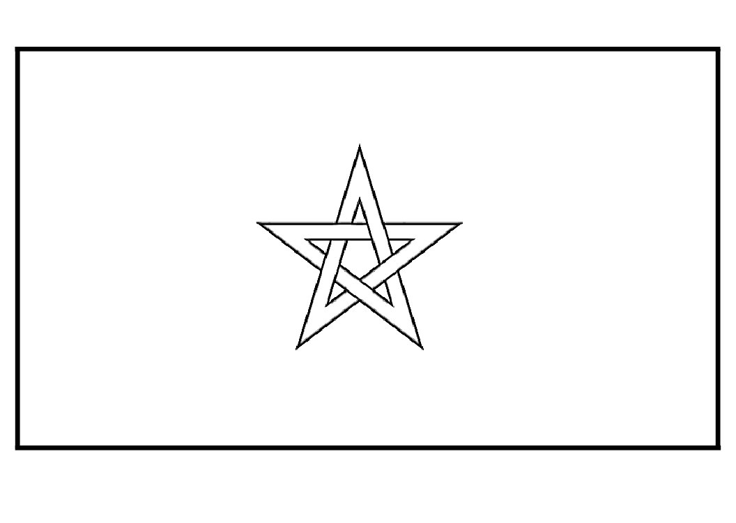 Coloriage Sur Le Maroc Dessins Et Coloriages Page De Coloriage Grand format à