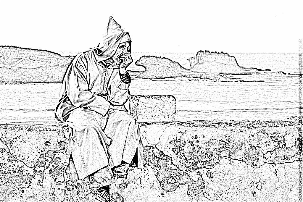 Coloriage Sur Le Maroc Du Maroc à Imprimer