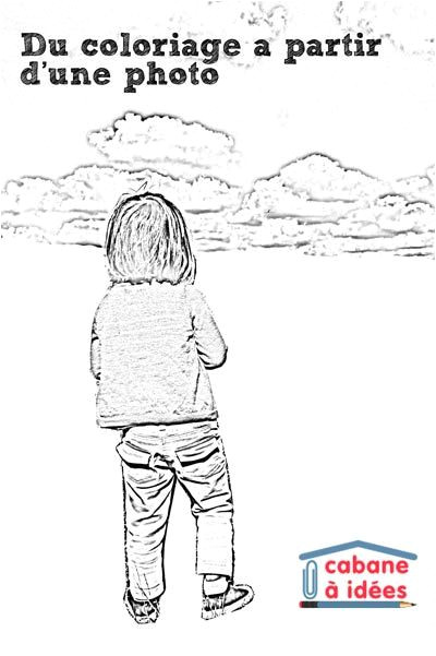 Coloriage Sur ordinateur Animaux Ment Créer Des Feuilles   Colorier   Partir De Vos Photos