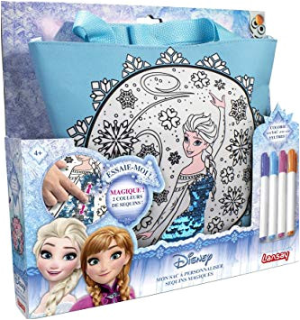 Coloriage Sven Reine Des Neiges Lansay Reine Des Neiges Sac   Personnaliser Sequins Magiques