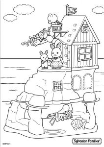 Coloriage Sylvanian A Imprimer 1000 Images About Les Coloriages Sylvanian Families On