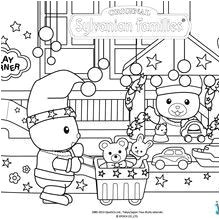 Coloriage Sylvanian A Imprimer Coloriage Gratuit Sylvanian Families
