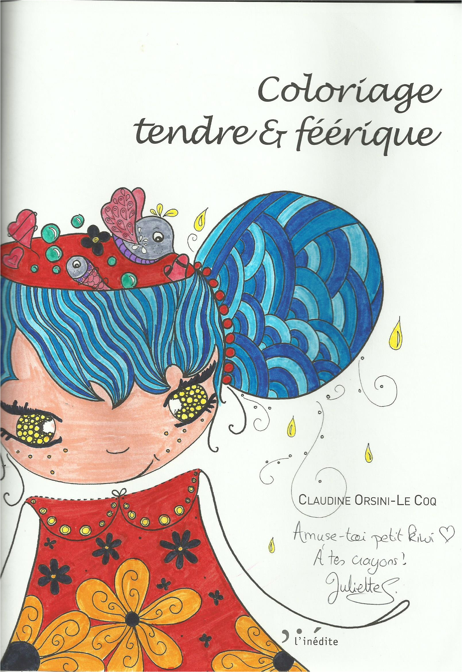 Coloriage Tendre Et Féerique Coloriage Tendre Et Féérique De Claudine orsini Le Coq