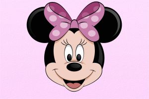 Coloriage Tete De Minnie A Imprimer Image Minnie Pour Gateau