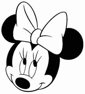 Coloriage Tete De Minnie A Imprimer Tete De Mickey A Imprimer