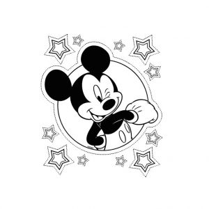Coloriage Tete De Minnie A Imprimer Tete De Mickey A Imprimer