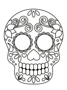 Coloriage Tete De Mort Mexicaine A Imprimer Gratuit Coloriage Tªte De Mort Mexicaine 20 Dessins Imprimer
