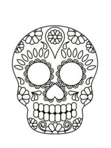 Coloriage Tete De Mort Mexicaine A Imprimer Gratuit Les 28 Meilleures Images De Coloriage Tªte De Mort