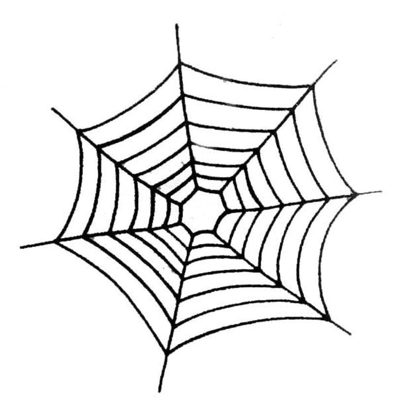 Coloriage toile D Araignée Halloween Halloween Page 2