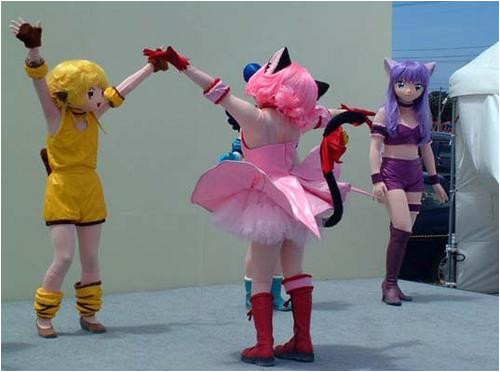 Coloriage tokyo Mew Mew Cosplay Mangas tokyo Mew Mint Aizawa Bow Arrow Wand Rod