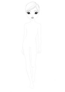 Coloriage top Model Gratuit Coloriage top Model topmodel