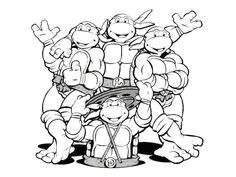 Coloriage tortue Ninja En Ligne Les 234 Meilleures Images De Tmnt En 2019