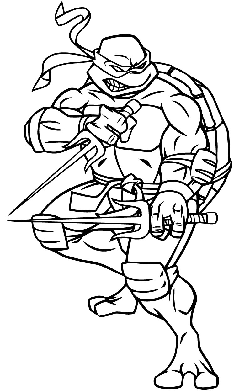 Coloriage tortues Ninja à Imprimer 106 Dibujos De Las tortugas Ninja Para Colorear
