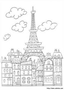 Coloriage tour Eiffel à Imprimer 189 Meilleures Images Du Tableau Coloriages