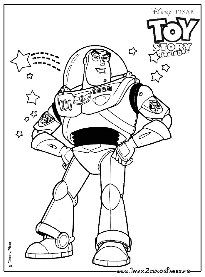 Coloriage toy Story 2 Coloriages Du Film Pixar Walt Disney toy Story 2 Buzz