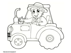 Coloriage Tracteur Gratuit A Imprimer Dessin De Tracteur 9