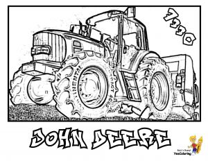 Coloriage Tracteur John Deere Daring John Deere Coloring Free John Deere
