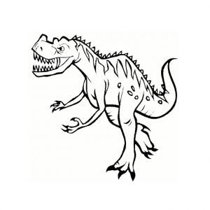 Coloriage Tyrannosaure En Ligne 20 Dessins De Coloriage Dinosaure En Ligne Gratuit à Imprimer