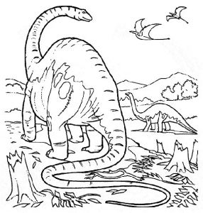 Coloriage Tyrannosaure En Ligne Coloriage Dinosaure Diplodocus En Ligne Dessin Gratuit à