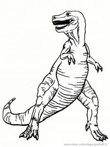 Coloriage Tyrannosaure En Ligne Coloriage Dinosaure Tyrannosaure Mon Coloriage En Ligne