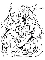 Coloriage Tyrannosaure En Ligne Coloriage Tyrannosaure Dinosaure En Ligne Et Imprimer Gratuit