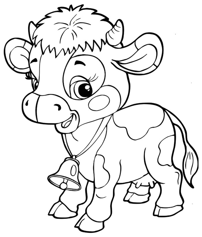 Coloriage Vache à Imprimer Gratuit De Vache A Imprimer Gratuitement – Voyager Me L