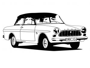 Coloriage Voiture De Collection Coloriage Voiture De Collection ford