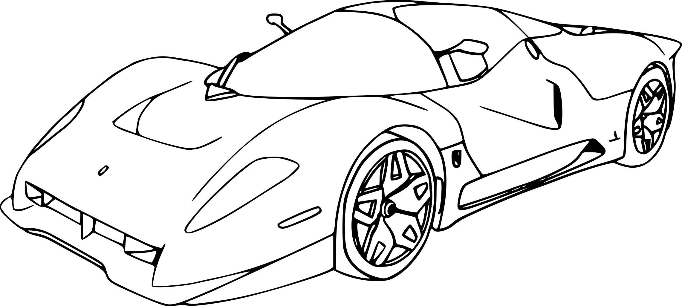 Coloriage Voiture Ferrari A Imprimer Coloriage Voiture De Course Ferrari à Imprimer