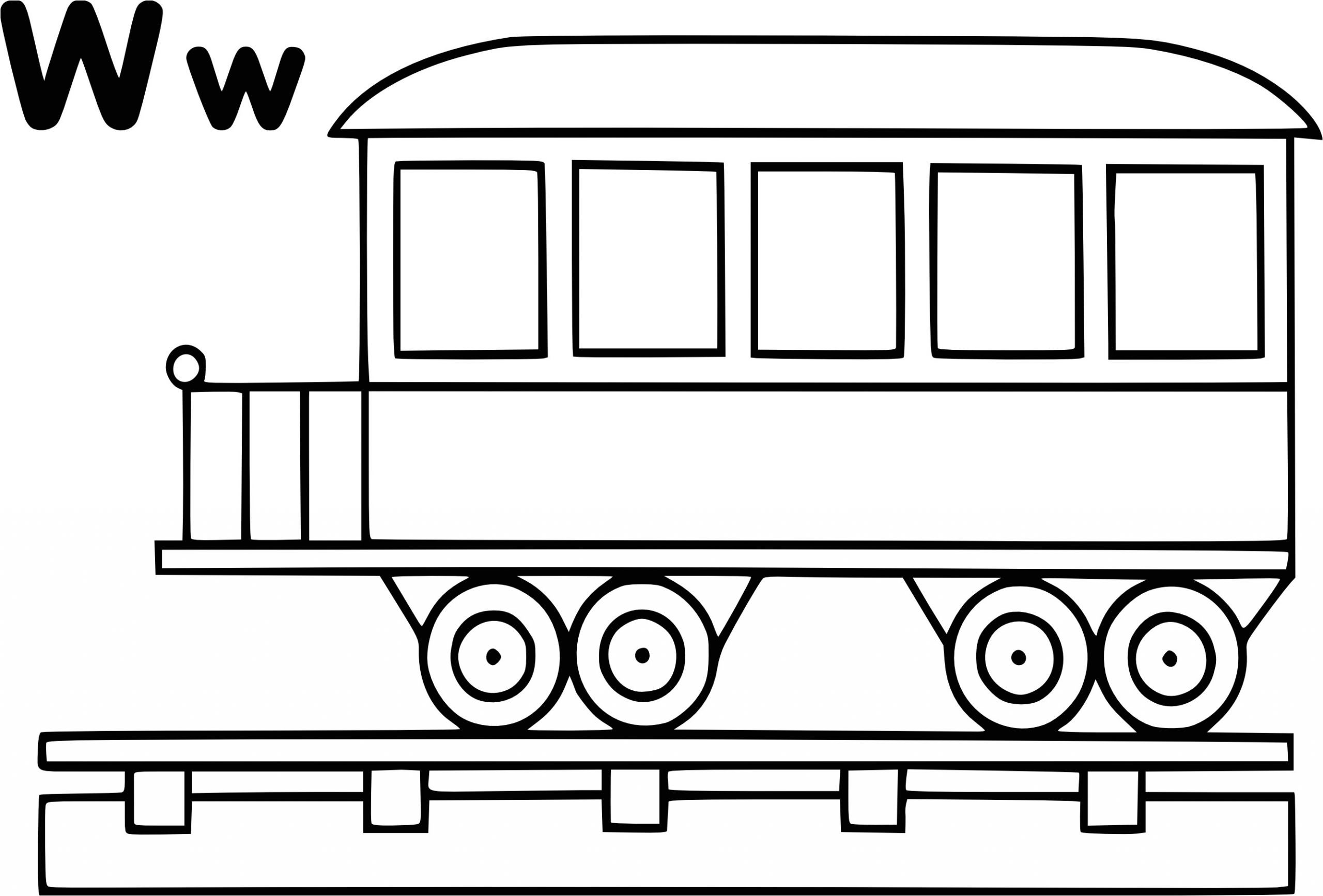 Coloriage Wagon De Train Coloriage Wagon