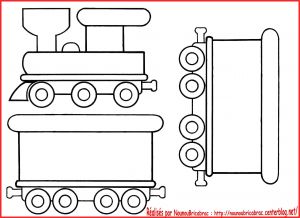 Coloriage Wagon De Train Lo Otive Et Wagons à Colorier Et Pour Illustrer Des