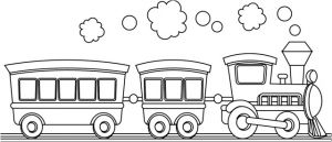 Coloriage Wagon De Train Train Lo Otive 25 Transportation – Printable